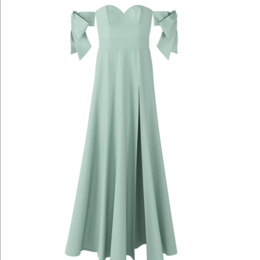 Fame And Partners Strapless Gown